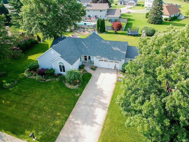22885 Stonebrier Dr, Elkhart, IN 46514 - aerial perspective of suburban area