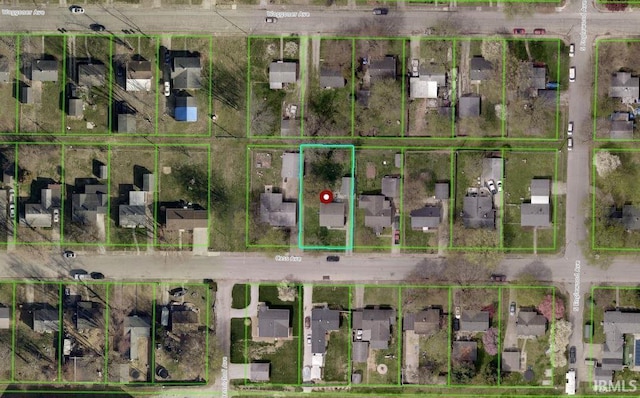 1506 Cass Ave, Evansville, IN 47714 - aerial overview of property's location