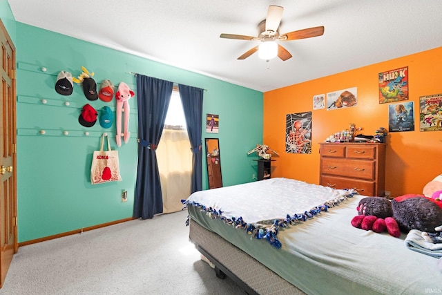 11301 Clarendon Pass, Fort Wayne, IN 46845 - bedroom featuring carpet floors and a ceiling fan