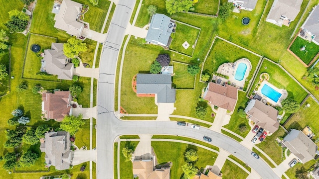 11301 Clarendon Pass, Fort Wayne, IN 46845 - aerial view of residential area with a pool area