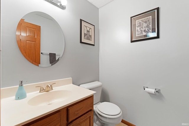 11301 Clarendon Pass, Fort Wayne, IN 46845 - half bathroom featuring toilet and vanity