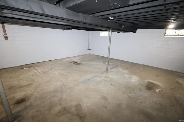 310 W Elm St, Millersburg, IN 46543 - basement with concrete block wall