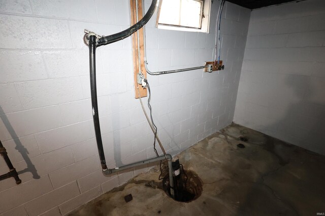 310 W Elm St, Millersburg, IN 46543 - below grade area featuring concrete block wall