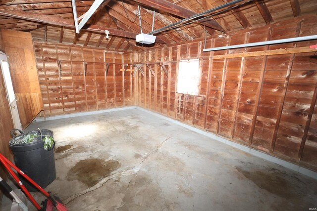 310 W Elm St, Millersburg, IN 46543 - garage featuring a garage door opener