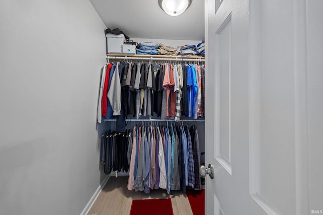 2131 E 430 Rd S, Lafayette, IN 47909 - walk in closet with wood finished floors