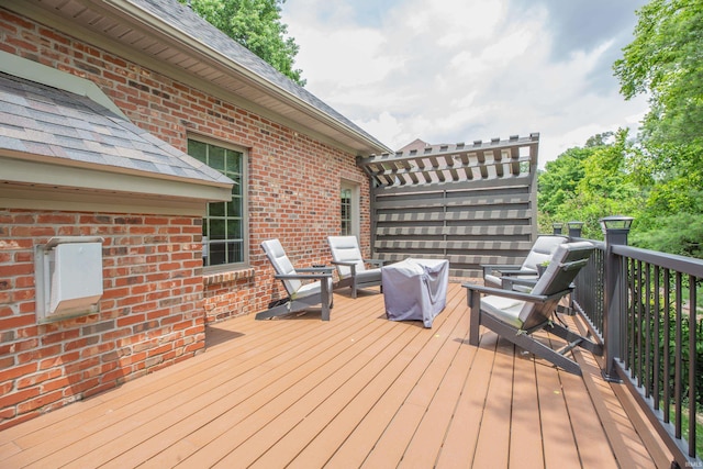 6488 Pebble Pointe Ct, Newburgh, IN 47630 - view of wooden deck