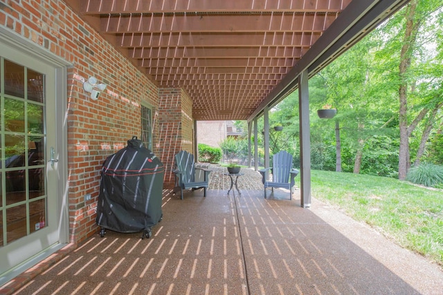 6488 Pebble Pointe Ct, Newburgh, IN 47630 - view of patio / terrace featuring grilling area