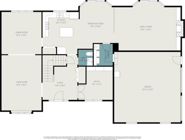 15223 Hunting Ridge Trl, Granger, IN 46530 - view of room layout