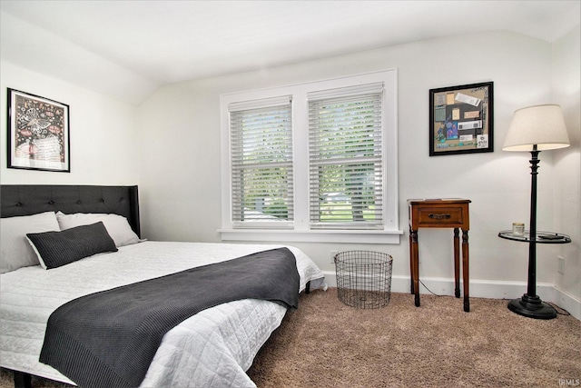 909 Independence St, Elkhart, IN 46514 - bedroom featuring lofted ceiling and carpet flooring