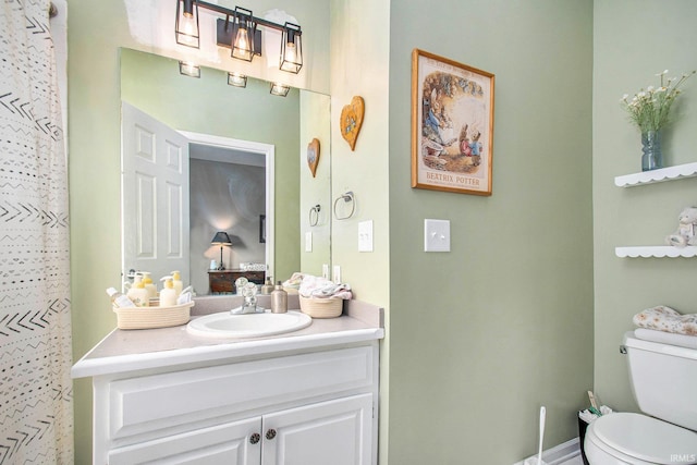 820 N Niles Ave Unit C, South Bend, IN 46617 - bathroom featuring toilet and vanity