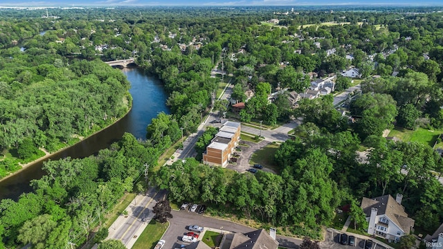 820 N Niles Ave Unit C, South Bend, IN 46617 - aerial view of property's location with a large body of water and a forest