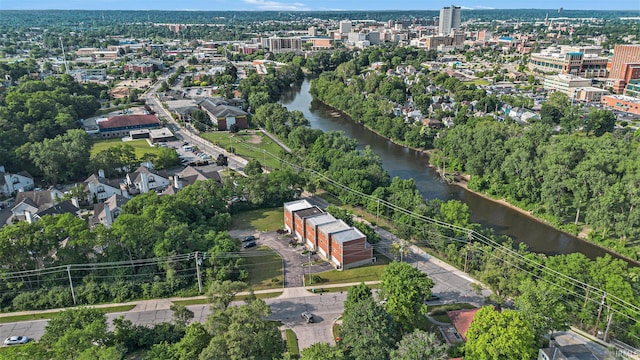 820 N Niles Ave Unit C, South Bend, IN 46617 - aerial view of property's location featuring a large body of water and a tree filled landscape