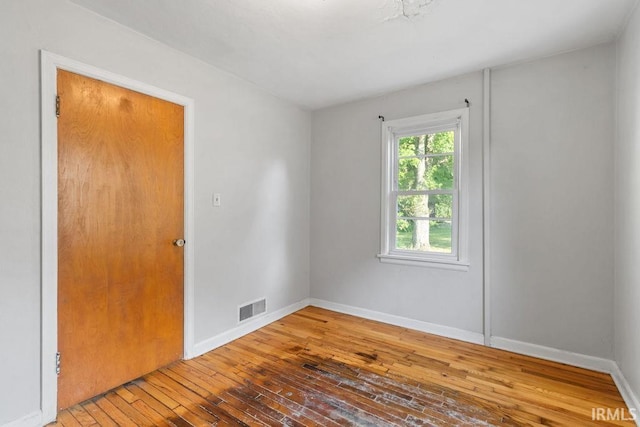 414 Klinger Ave, Plymouth, IN 46563 - empty room featuring hardwood / wood-style flooring and baseboards