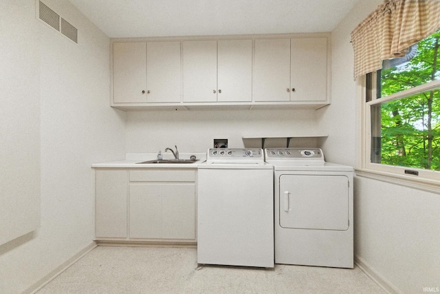 645 Pawnee Park, West Lafayette, IN 47906 - washroom with washing machine and clothes dryer and cabinet space