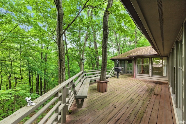645 Pawnee Park, West Lafayette, IN 47906 - view of wooden deck