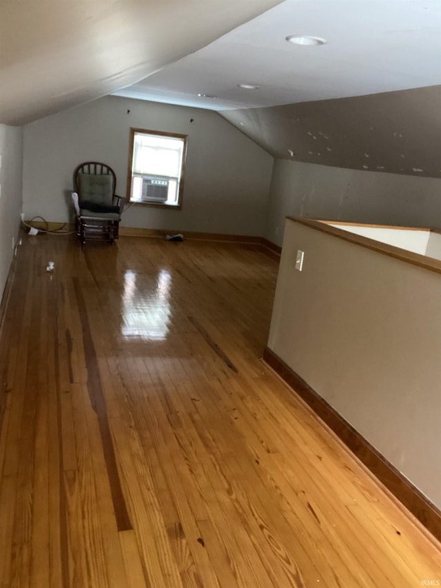 706 11th St, Tell City, IN 47586 - bonus room with lofted ceiling and hardwood / wood-style floors