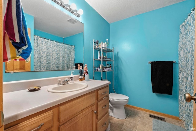 12426 Sonoma, Fort Wayne, IN 46818 - full bathroom with vanity, tile patterned floors, and curtained shower