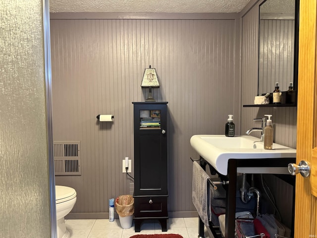 299 Spring Haven Rd, Mitchell, IN 47446 - bathroom with tile patterned flooring and a textured ceiling