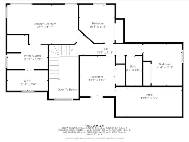 1045 E Chris Ln, Bloomington, IN 47401 - view of floor plan / room layout