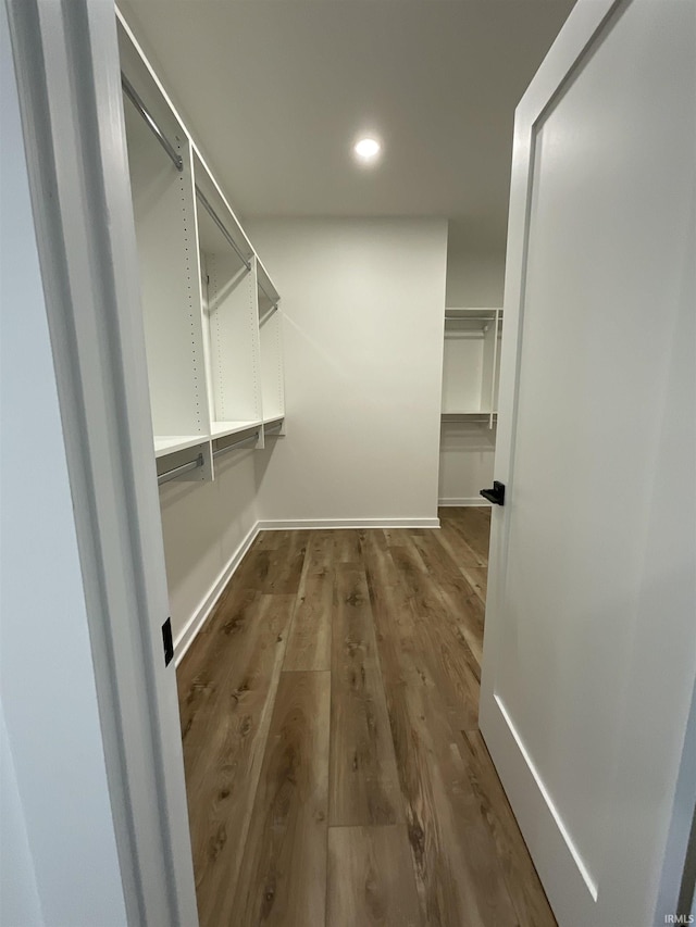 1609 Diane Dr, Ossian, IN 46777 - spacious closet with wood finished floors