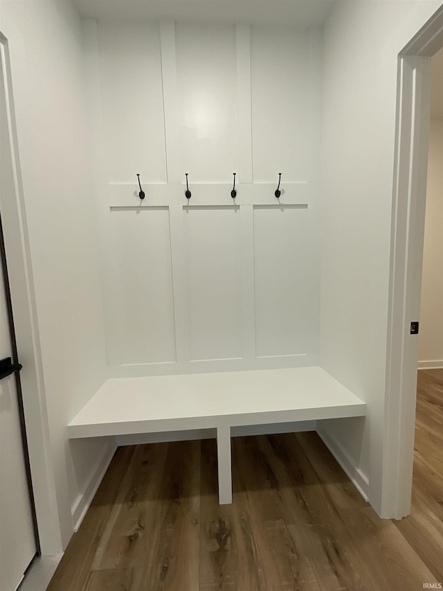 1609 Diane Dr, Ossian, IN 46777 - mudroom with wood finished floors and baseboards