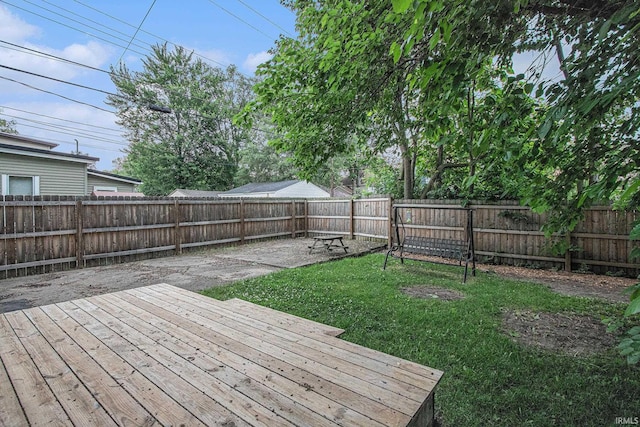 914 Golden Ave, South Bend, IN 46616 - deck featuring a fenced backyard