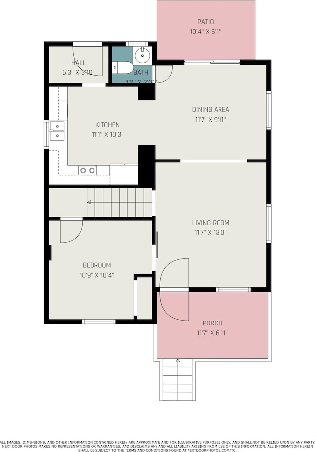 914 Golden Ave, South Bend, IN 46616 - view of room layout