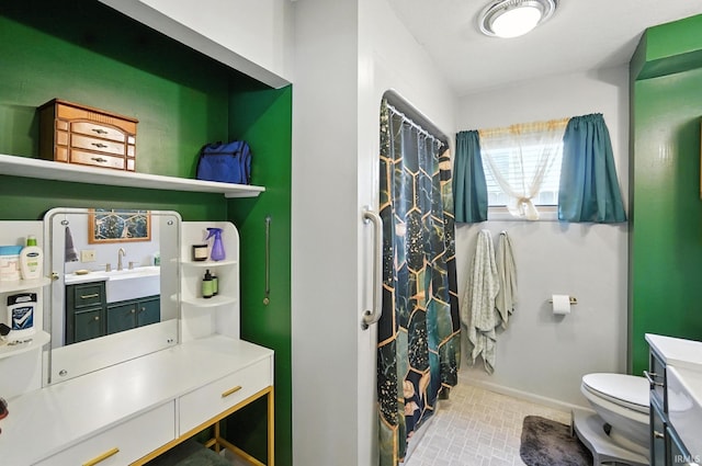 2707 Stanford Ave, Fort Wayne, IN 46808 - bathroom with vanity and tile patterned floors
