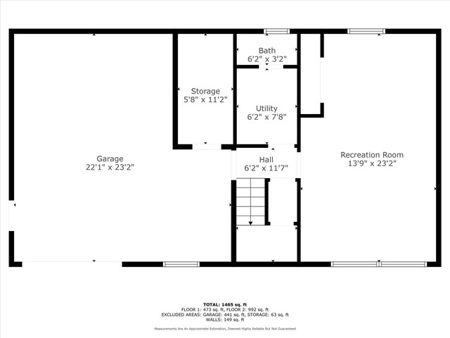 600 Forest Dr, Bloomfield, IN 47424 - view of property floor plan
