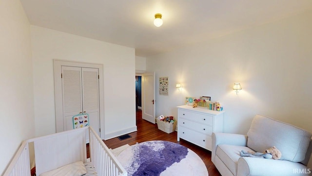 325 W 5th St, Jasper, IN 47546 - bedroom featuring wood finished floors and a closet