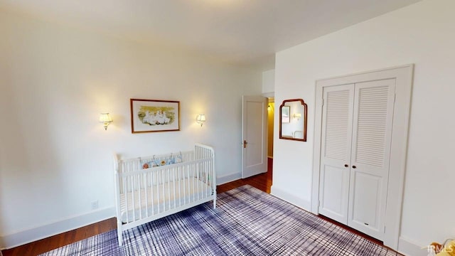 325 W 5th St, Jasper, IN 47546 - bedroom with a closet and wood finished floors
