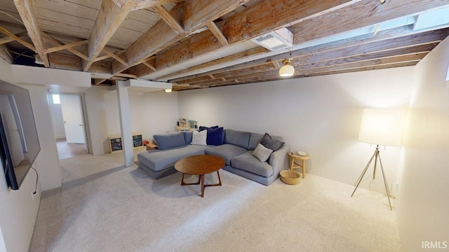 325 W 5th St, Jasper, IN 47546 - living area featuring carpet flooring
