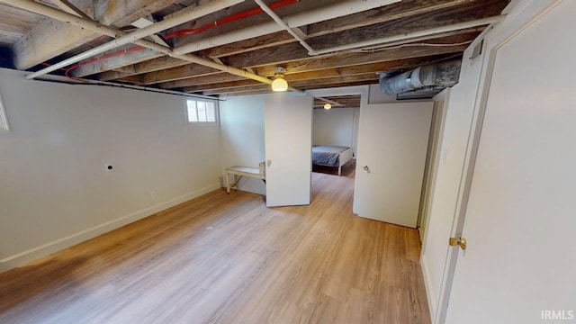 325 W 5th St, Jasper, IN 47546 - basement featuring light wood-style flooring