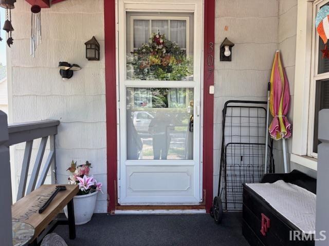 307 N Madison Ave, Fowler, IN 47944 - property entrance with a porch