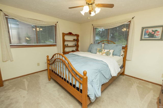 12069 N Timberline Trce, Granger, IN 46530 - bedroom with carpet and ceiling fan