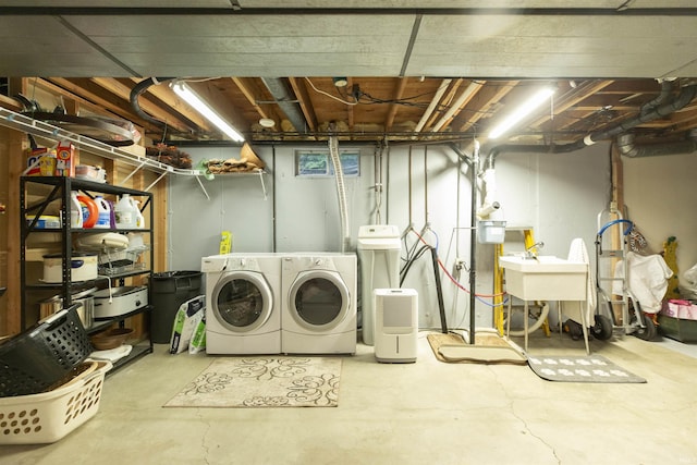 12069 N Timberline Trce, Granger, IN 46530 - laundry area with separate washer and dryer
