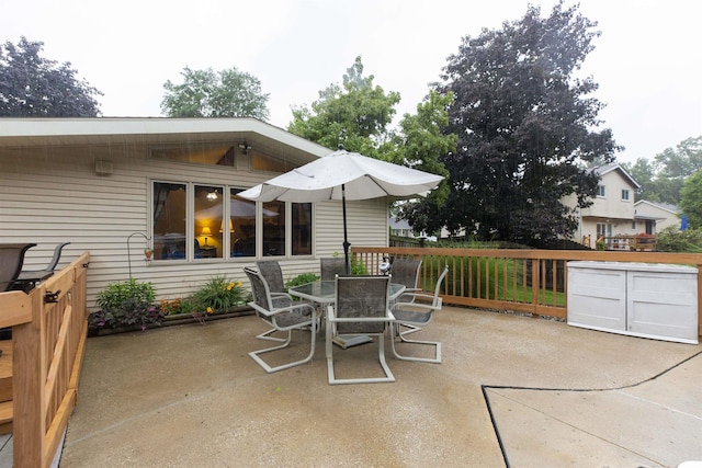 12069 N Timberline Trce, Granger, IN 46530 - view of patio featuring outdoor dining space