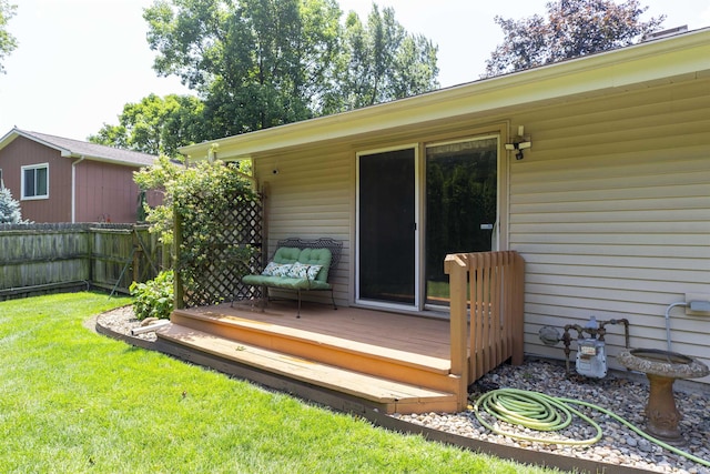 12069 N Timberline Trce, Granger, IN 46530 - view of wooden deck