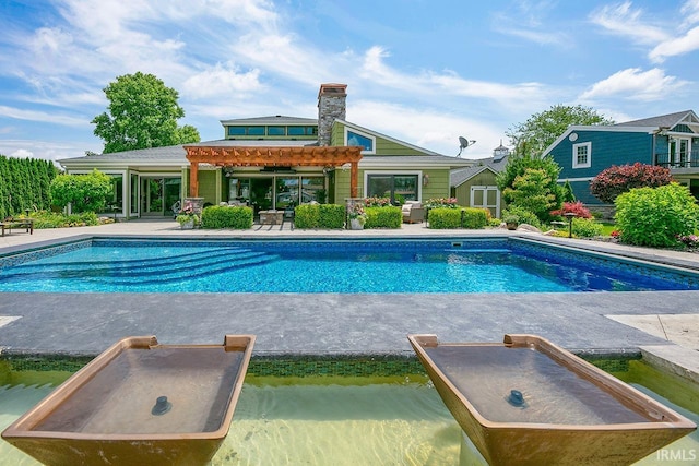 51257 Blue Ribbon Ln, Elkhart, IN 46514 - swimming pool with a patio area and a storage shed