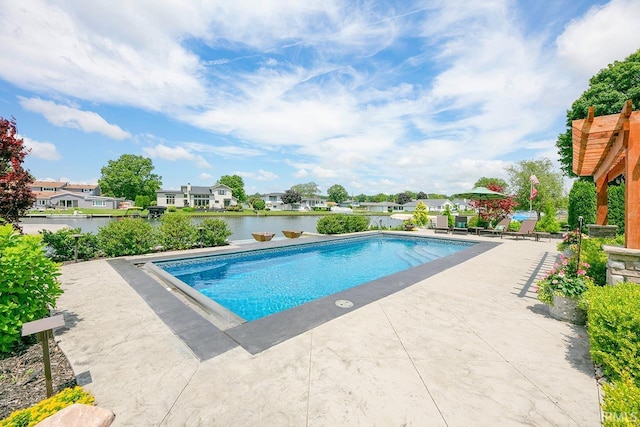 51257 Blue Ribbon Ln, Elkhart, IN 46514 - swimming pool with a residential view and a patio