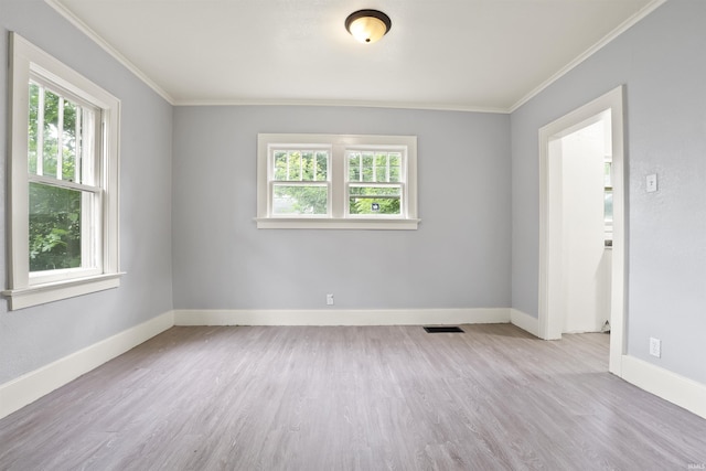 407 W Branning Ave, Fort Wayne, IN 46807 - spare room featuring ornamental molding and wood finished floors