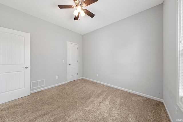 13233 Mera Cv, Fort Wayne, IN 46814 - carpeted empty room featuring a ceiling fan and vaulted ceiling