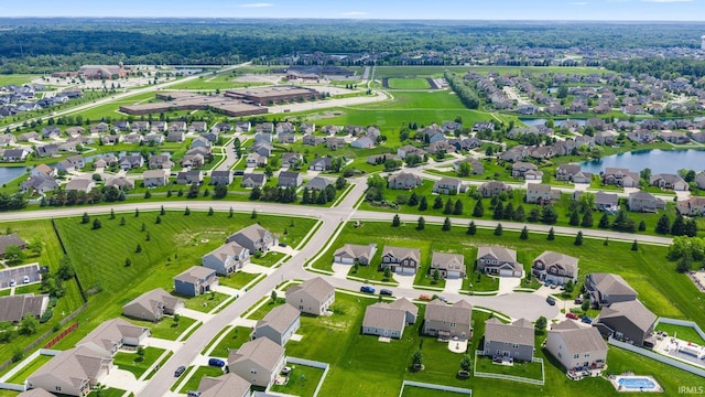 13233 Mera Cv, Fort Wayne, IN 46814 - aerial perspective of suburban area with a nearby body of water