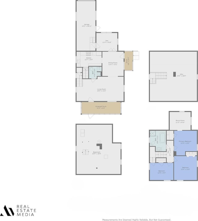 1060 Woodward Ave, South Bend, IN 46616 - view of floor plan / room layout