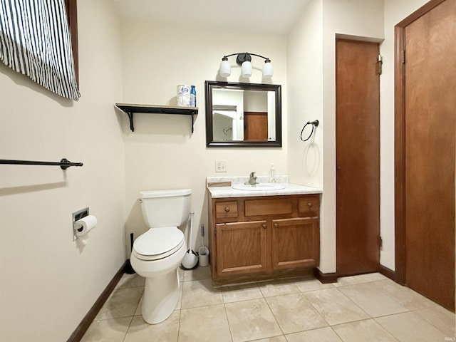 806 N Tippy Dr, Marion, IN 46952 - bathroom featuring vanity and tile patterned floors