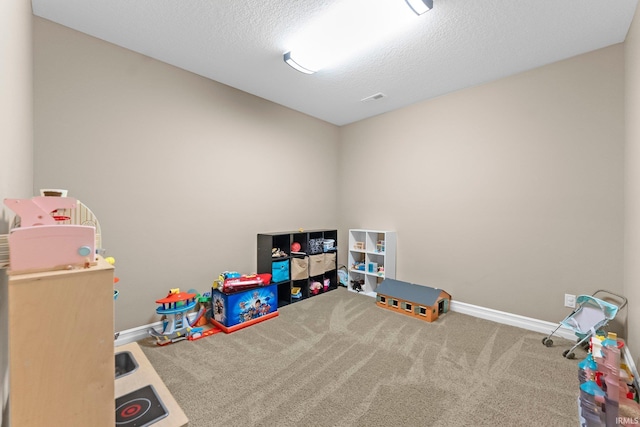 1176 W Whitetail Dr, Columbia City, IN 46725 - playroom with carpet and a textured ceiling