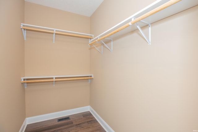 15442 Aj Dr, Evansville, IN 47725 - spacious closet featuring dark wood finished floors