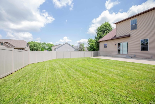 15442 Aj Dr, Evansville, IN 47725 - view of yard featuring a patio area