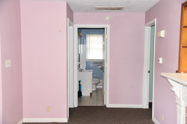 2726 S Roena St, Indianapolis, IN 46241 - corridor with carpet floors and baseboards
