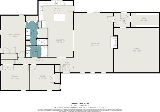 53120 Fox Ct, South Bend, IN 46637 - view of property floor plan
